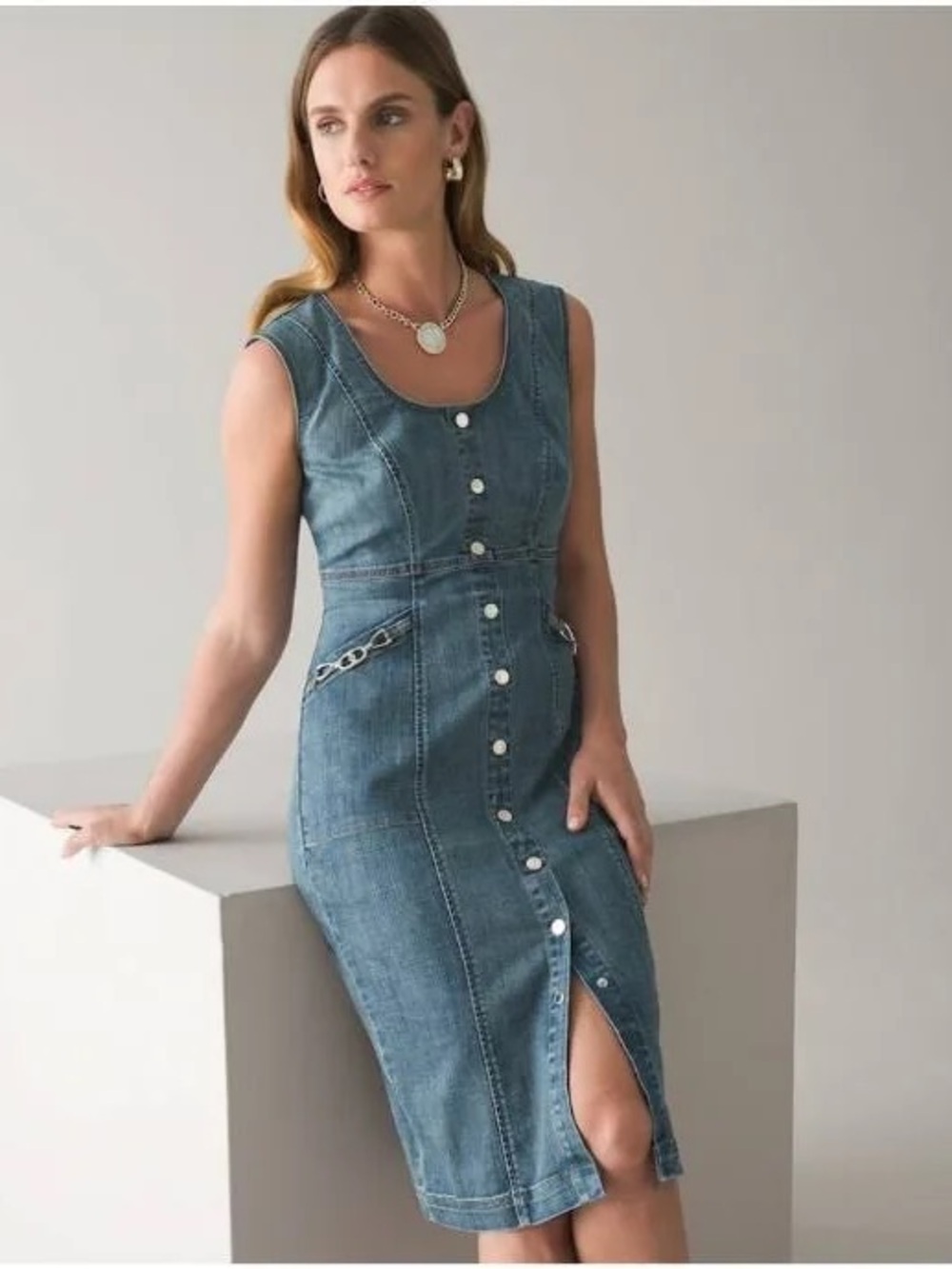 WHBM Denim Dress New with tags